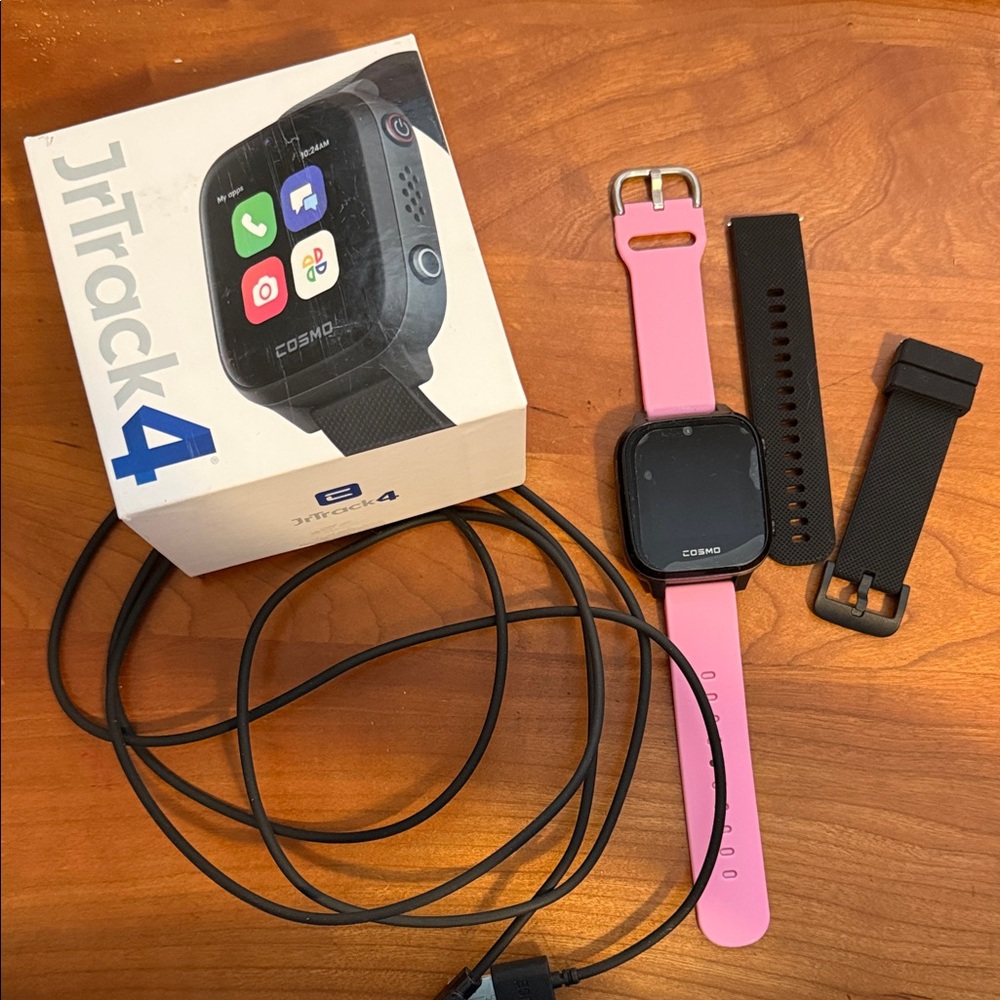 Pink Cosmo JrTrack4 Watch